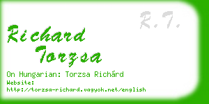 richard torzsa business card